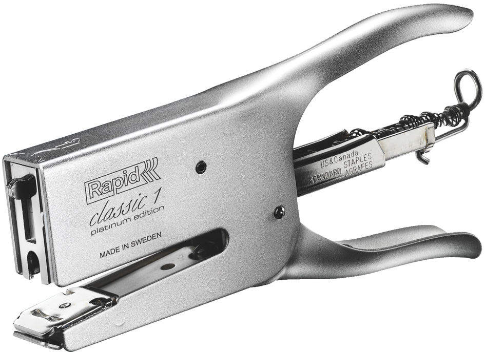 500025058933d8c6df1f Rapid Heftzange Classic K1 - Platinum Edition, für Typ 26