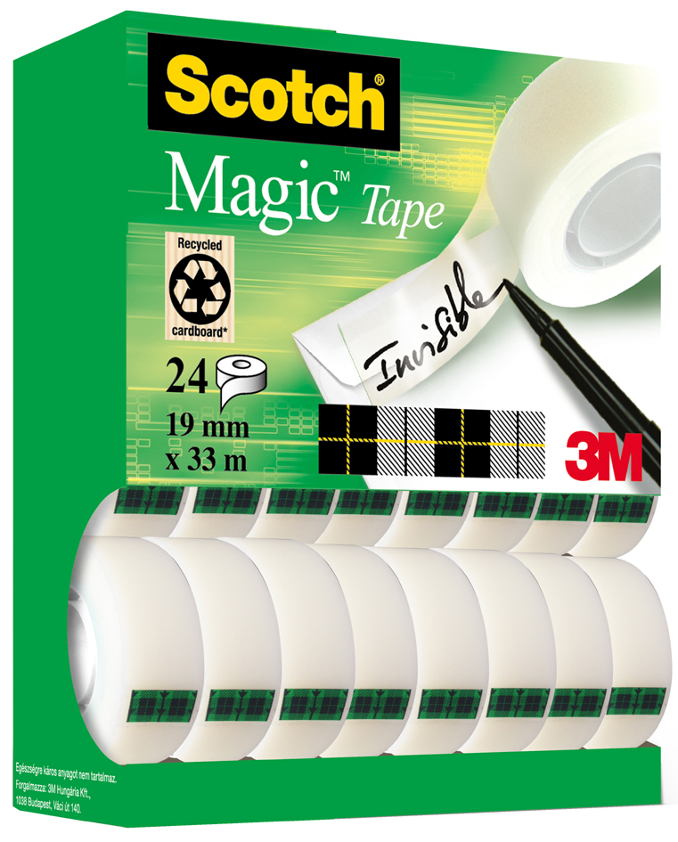 8-1933R24TPR Scotch Klebefilm Magic 810, 19 mm x 33 m, 24 Rollen