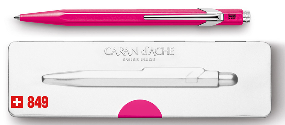 CARAN D´ACHE Druckkugelschreiber 849 POPLINE FLUO, orange