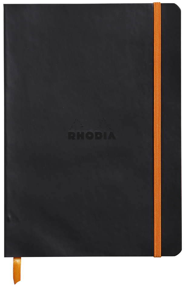117302C_fac589c5af95fe77 RHODIA Notizbuch RHODIARAMA, DIN A5, liniert, schwarz