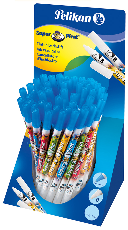 987024_012016 Pelikan Tintenlöscher Super Pirat 850B, im Thekendisplay