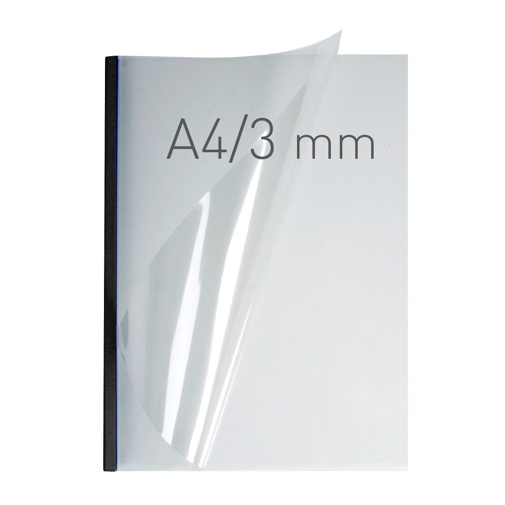 70334eb9a508beaa8e4449ad0fac378c EasyCOVER A4 - PVC klar - 3,0 mm - schwarz - schwarz