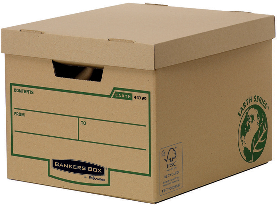 44799_LF589afb5df0f76 Fellowes BANKERS BOX EARTH Archiv-/Transportbox Heavy Duty