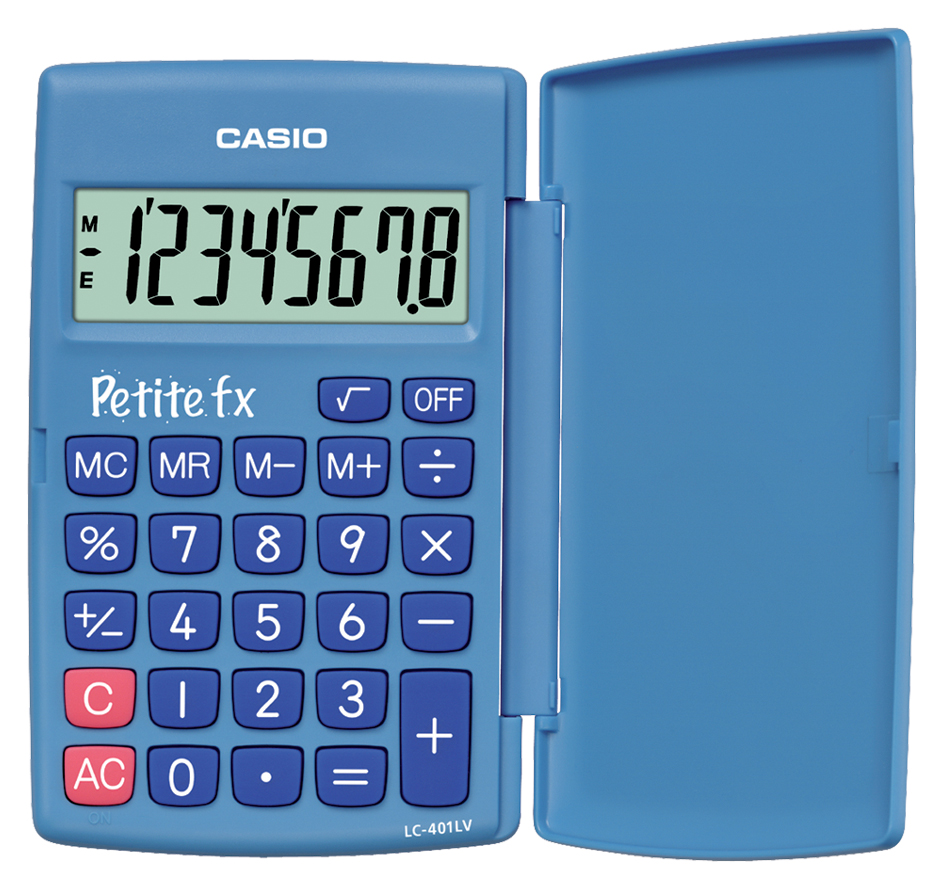 LC-401-blau CASIO Taschenrechner LC-401 LV-BU ´Petite fx´