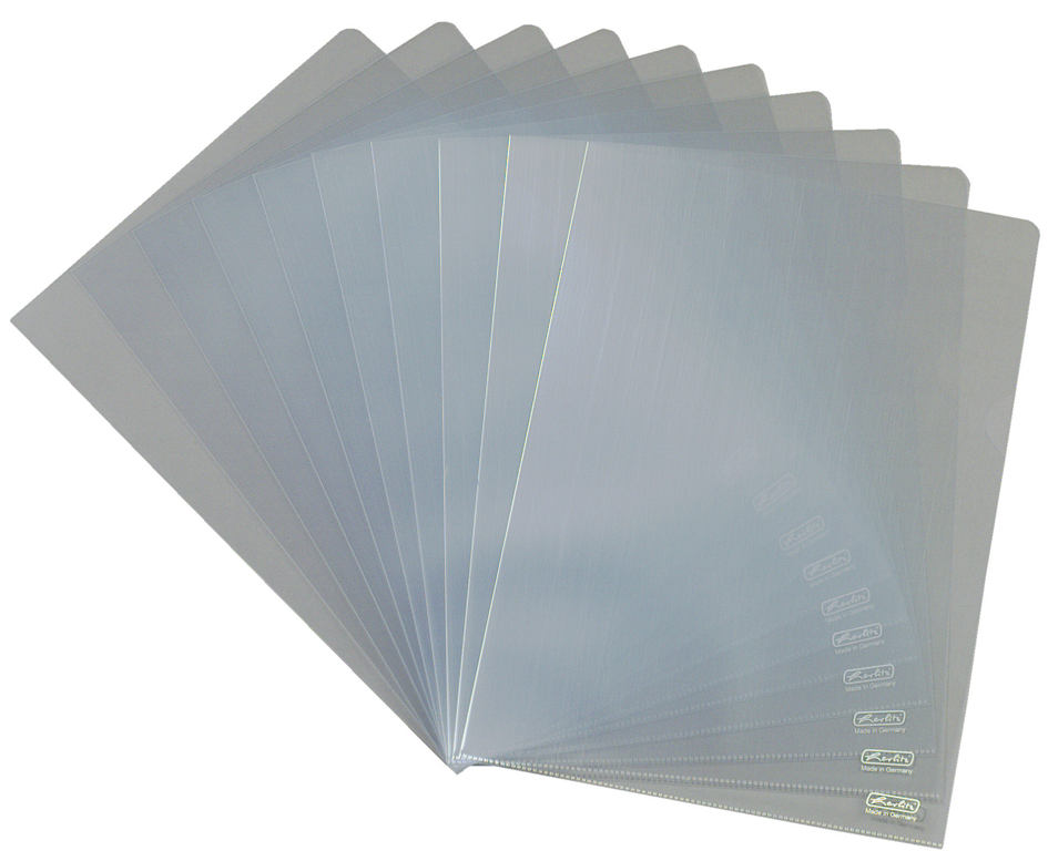 05924105001158931d560c2ec herlitz Sichthülle, DIN A4, PP, glasklar, 0,11 mm