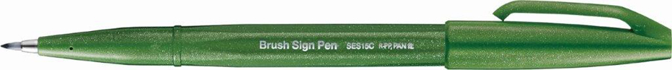 SES15C-D2X PentelArts Faserschreiber Brush Sign Pen SES 15, wasserblau
