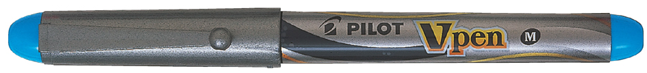 4902505281662master PILOT Füllhalter V-Pen Silver, Federbreite: 0,4 mm, violett