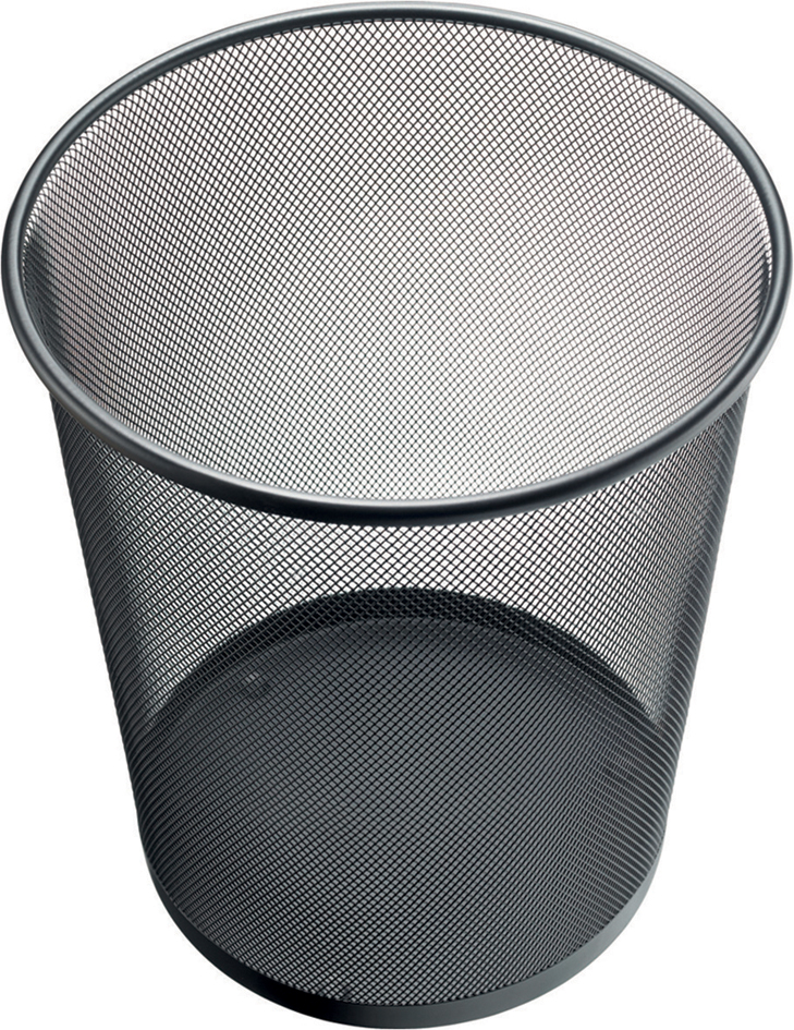H25185_95_E_1_30058932be63dc5d helit Papierkorb Mesh, aus Drahtmetall, 23 Liter, silber