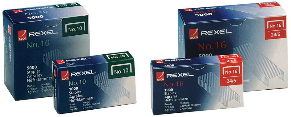 Heftklammern Rexel Heftklammern Nr. 25, verzinkt, Kleinpackung