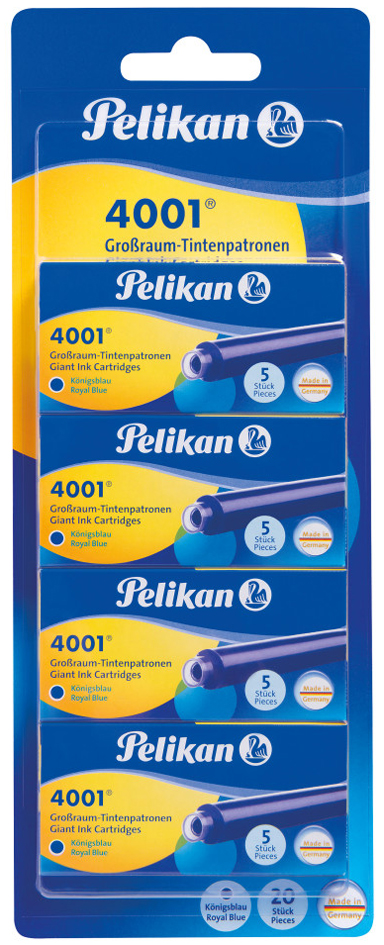 330894 Pelikan Großraum-Tintenpatronen 4001 GTP/5, königsblau