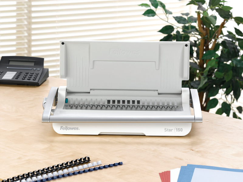 0563dc3060a63ce567c43895a0809f82 Plastik Bindegerät Fellowes Star+ 150