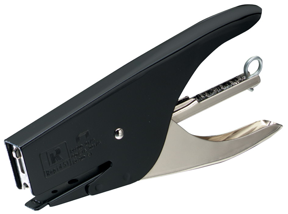 44426 Rapid Heftzange Supreme S51, Heftleistung: 15 Blatt, schwarz