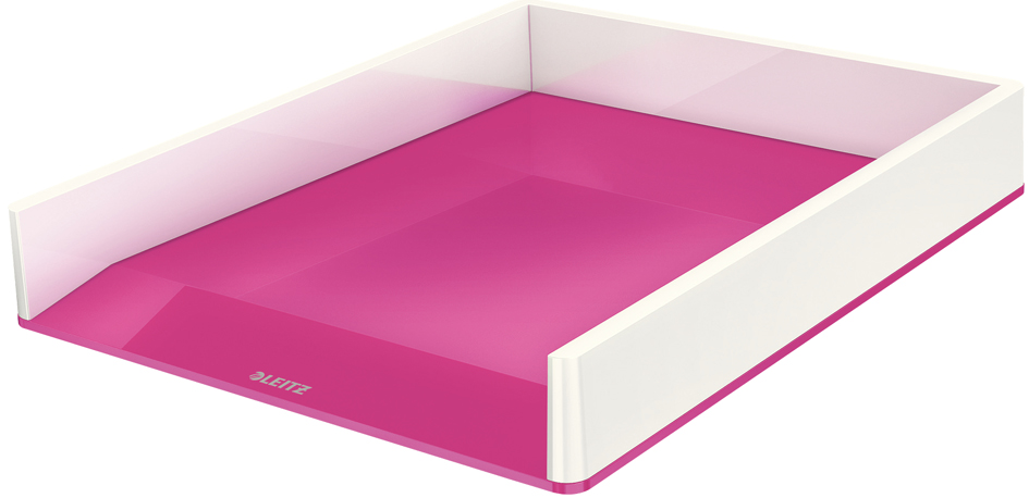 LEITZ Briefablage WOW Duo Colour, A4, Polystyrol, schwarz