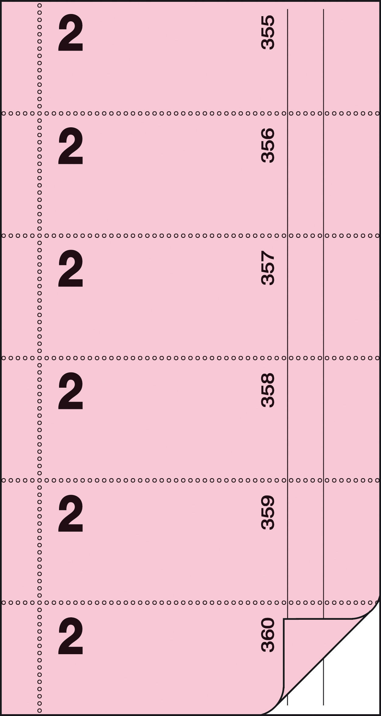 8201806-BO002_b0258936ce156e23 sigel Formularbuch ´Bonbuch´, Kellner-Nr. 2, eosin