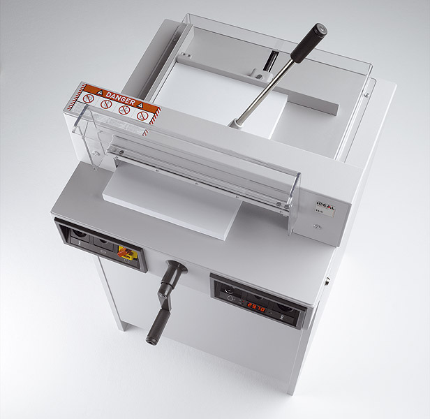 a036475a69927ba89215a046e648c7e7 elektrische Stapel Schneidemaschine IDEAL 4315