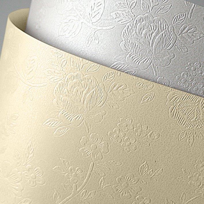 f46ba786f3e37f094f42112eff9c5130 Falambi Premium Karton A4 -  Blumen, diamantweiß - diamantweiß