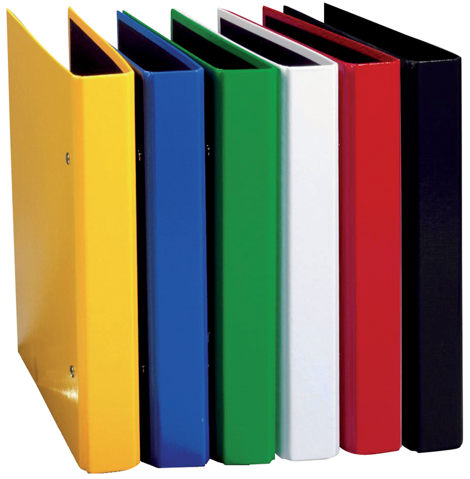 PAG20406 PAGNA Ringbuch ´Basic Colours´, 2 Ring-Mechanik, sortiert