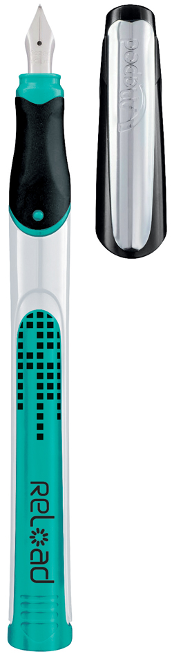 222710_pr_open_green Maped Füllhalter Reload, farbig sortiert, Federbreite: M