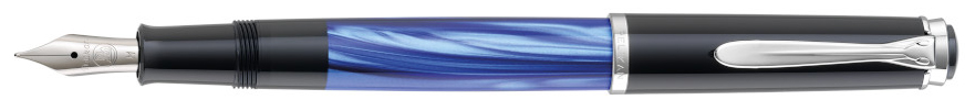 801874589afb9ade59a Pelikan Füllhalter M 205, blau marmoriert, Federbreite: B