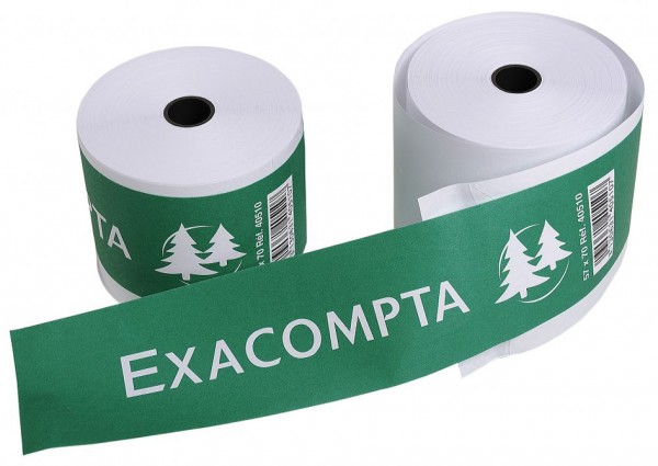 EXACOMPTA Thermorollen für Kassensysteme, 44 mm x 60 m