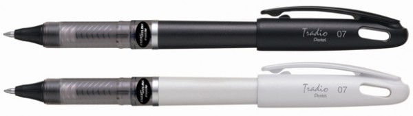Pentel EnerGel Gel-Tintenroller Tradio BL117A, schwarz