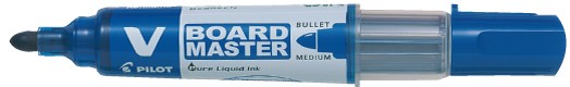 PILOT Whiteboard-Marker V BOARD MASTER, Rundspitze, blau