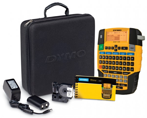 DYMO Industrie-Beschriftungsgerät ´RHINO 4200´, im Koffer