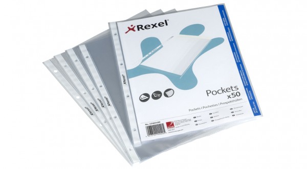 REXEL Prospekthülle Standard, A4, PP, glasklar, 0,06 mm