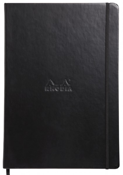 RHODIA Notizbuch ´Webnotebook´, DIN A4, gepunktet, schwarz