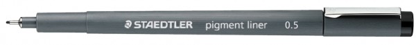 STAEDTLER Pigmentliner, schwarz, Strichstärke: 0,1 mm