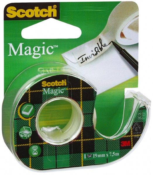 3M Scotch Klebefilm Magic 810, unsichtbar, Caddy-Pack