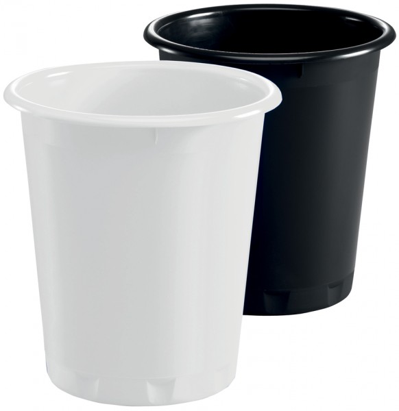 DURABLE Papierkorb BASIC, Kunststoff, 13 Liter, schwarz