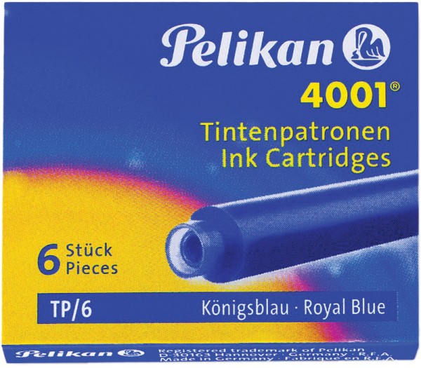 Pelikan Tintenpatronen 4001 TP/6, schwarz