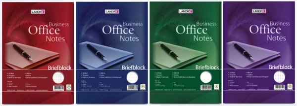 LANDRÉ Briefblock ´Business Office Notes, DIN A5, liniert