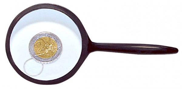 WEDO Lupe mit Griff, rund, Durchmesser: 74 mm