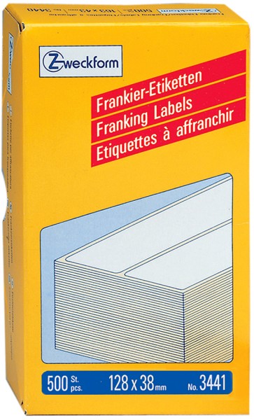 AVERY Zweckform Frankier-Etiketten, 135 x 38 mm, doppelt