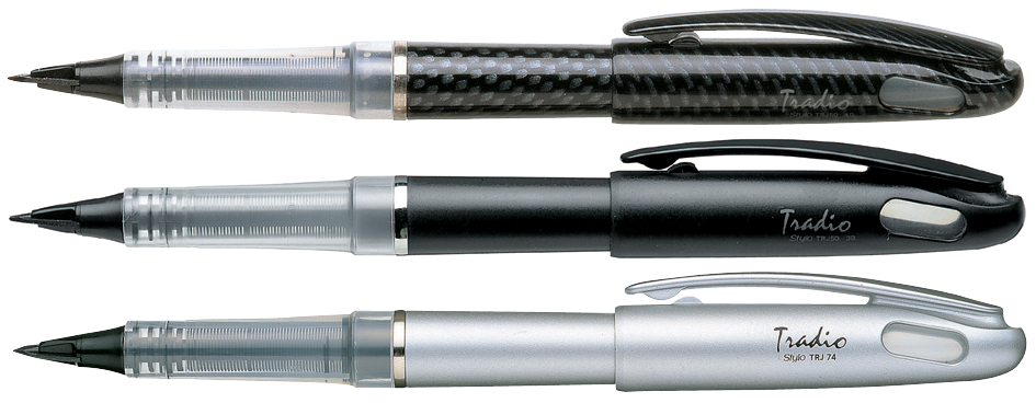 Pentel Tradio Stylo 2 Stück TRJ60 Carbon Federschreiber Federhalten Stift 