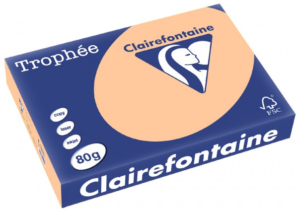Clairalfa Trophée 1995C, A4, 80 g/m² - aprikose - aprikose