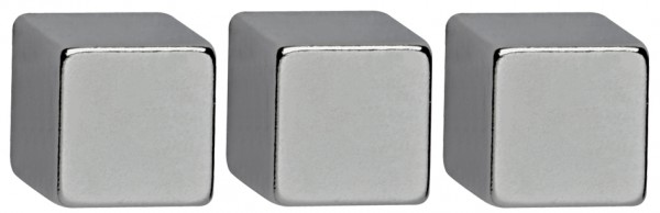 MAUL Neodym-Magnetwürfel, (B)10 x (T)10 x (H)10 mm, nickel