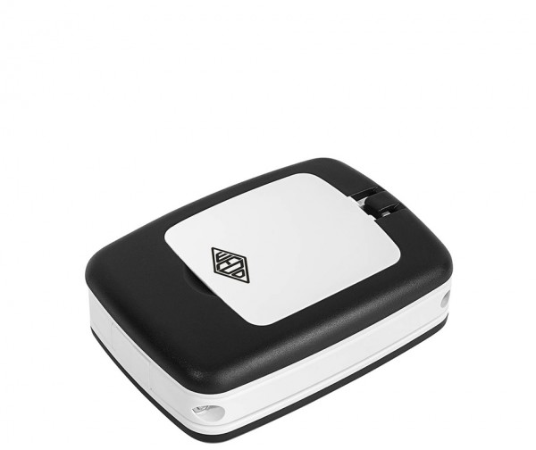 WEDO Tischlupe Pocket mit LED-Licht, weiß/schwarz