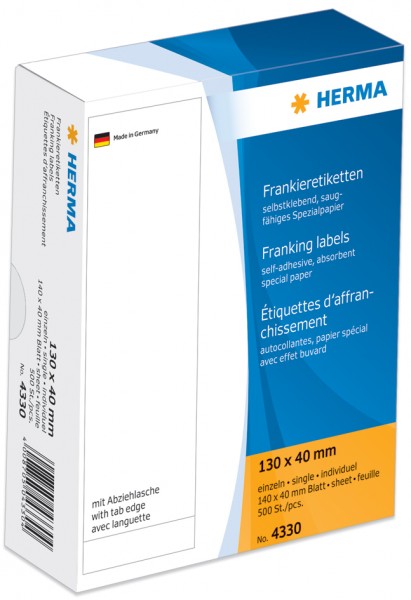 HERMA Adress-Etiketten, 89 x 42 mm, endlos, weiß