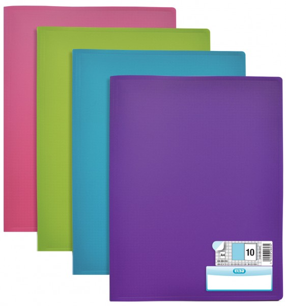 ELBA Sichtbuch ´Memphis´, mit 20 Hüllen, farbig sortiert