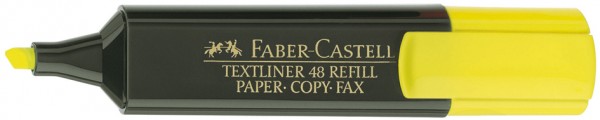 FABER-CASTELL Textmarker TEXTLINER 48 REFILL, gelb