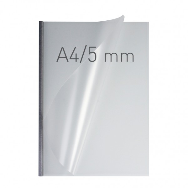 40 EasyCOVER A4 - PVC matt - 5,0 mm - silber
