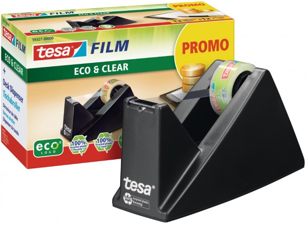 tesa Tischabroller Eco & Clear + tesa Film Eco & Clear