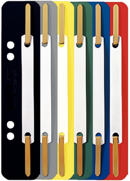 LEITZ Heftstreifen, 35 x 158 mm, PP-Folie, gelb