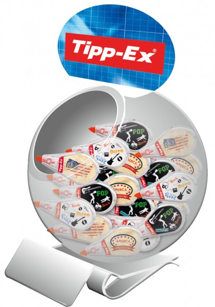 Tipp-Ex Korrekturroller ´Mini Pocket Mouse Dekor´, Display