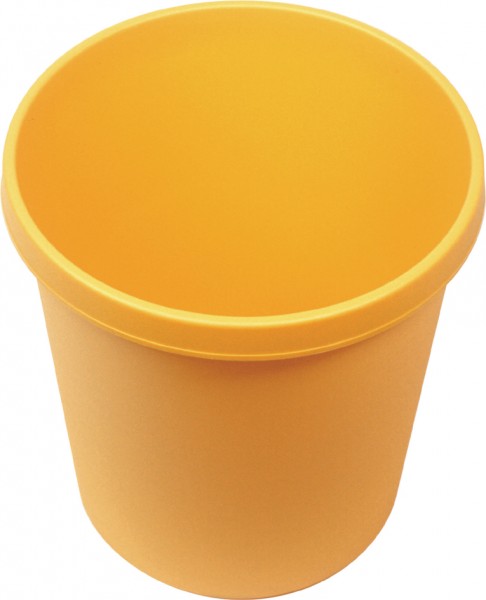helit Gross-Papierkorb, 30 Liter, PE, gelb