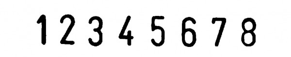 COLOP Stativ-Ziffernstempel ´Classic Line 2008´, 8-stellig