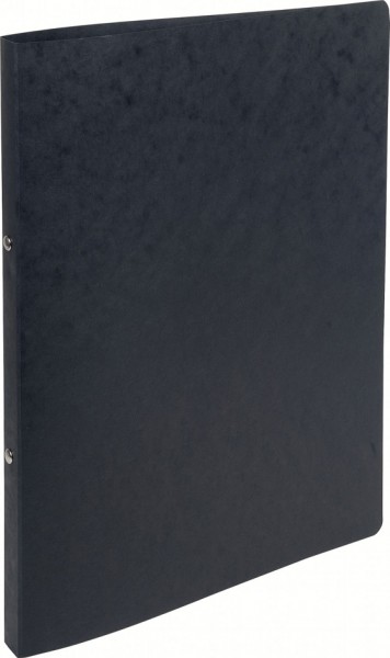 EXACOMPTA Ringbuch Karton, 2-Ring-Mechanik, DIN A4, schwarz